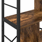 Libreria Rovere fumé 75 x 30 x 156 cm Legno multistrato