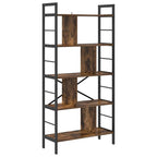 Libreria Rovere fumé 75 x 30 x 156 cm Legno multistrato