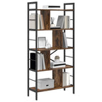 Libreria Rovere fumé 75 x 30 x 156 cm Legno multistrato