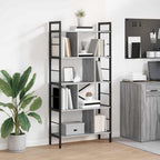 Libreria Grigio Sonoma 75 x 30 x 156 cm Legno multistrato
