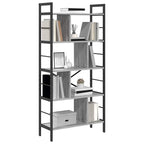 Libreria Grigio Sonoma 75 x 30 x 156 cm Legno multistrato
