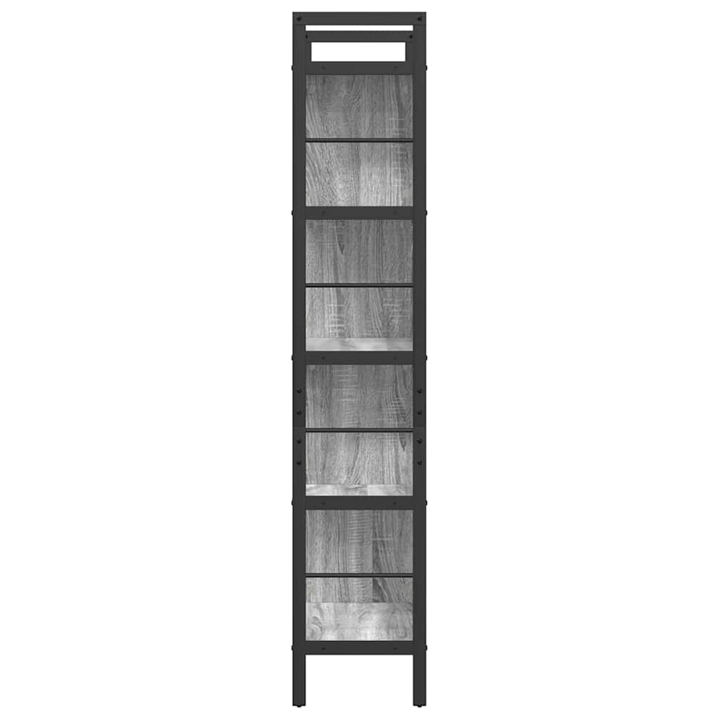 Libreria Grigio Sonoma 75 x 30 x 156 cm Legno multistrato
