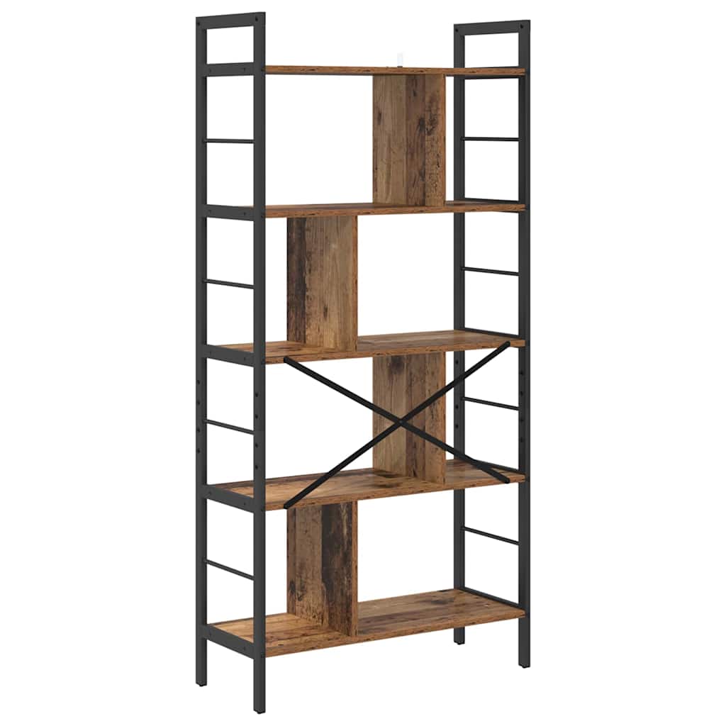 Libreria Legno vecchio 75 x 30 x 156 cm Legno multistrato