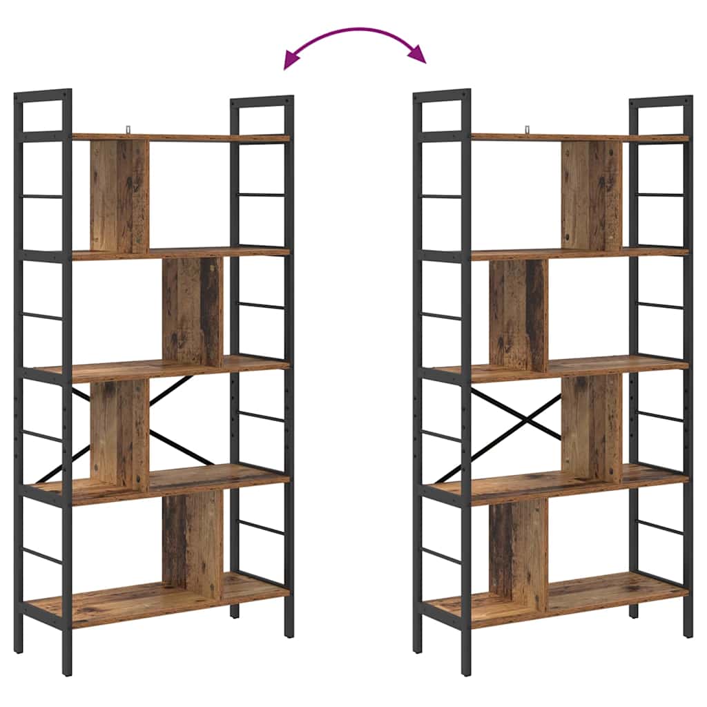 Libreria Legno vecchio 75 x 30 x 156 cm Legno multistrato