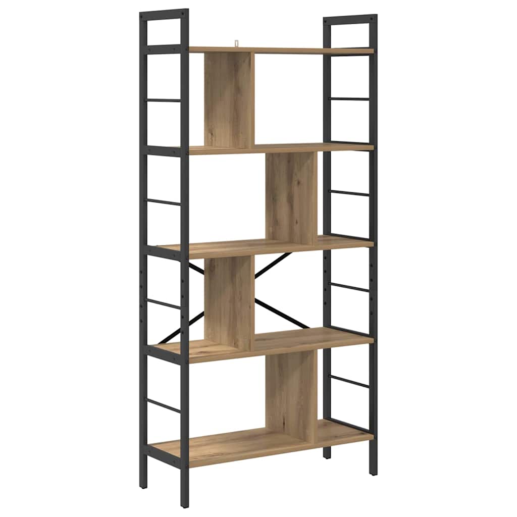 Libreria Rovere artigianale 75 x 30 x 156 cm Legno multistrato