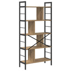 Libreria Rovere artigianale 75 x 30 x 156 cm Legno multistrato