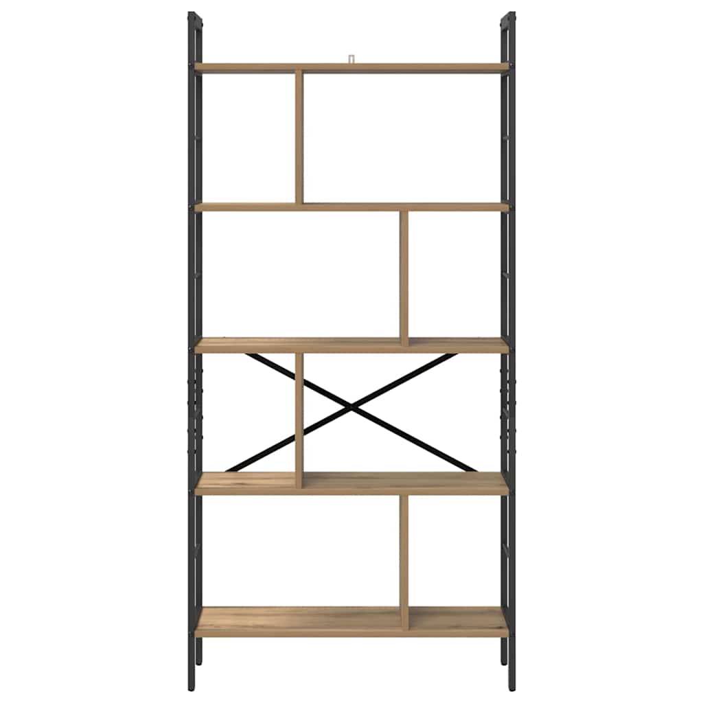 Libreria Rovere artigianale 75 x 30 x 156 cm Legno multistrato