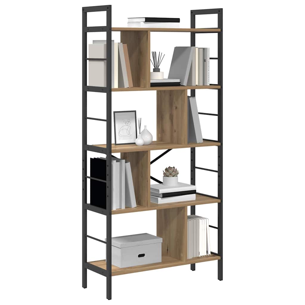 Libreria Rovere artigianale 75 x 30 x 156 cm Legno multistrato