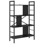 Libreria Rovere Nero 75 x 30 x 123,5 cm Legno multistrato