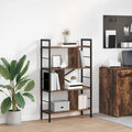 Libreria Rovere fumé 75 x 30 x 123,5 cm Legno multistrato