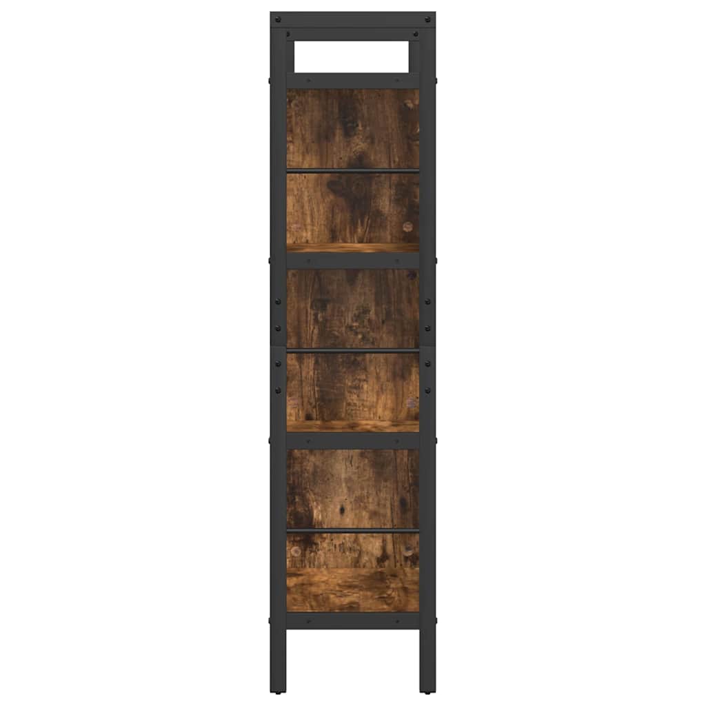 Libreria Rovere fumé 75 x 30 x 123,5 cm Legno multistrato