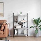 Libreria Grigio Sonoma 75 x 30 x 123,5 cm Legno multistrato