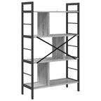 Libreria Grigio Sonoma 75 x 30 x 123,5 cm Legno multistrato