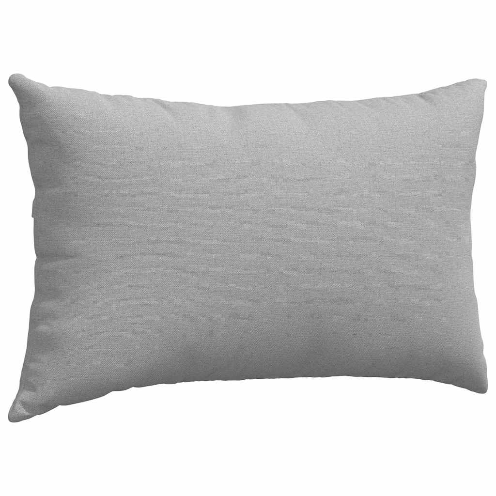 Cuscini da Divano 2 pcs Grigio Nuvola 50 x 30 cm Tessuto
