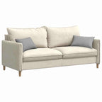 Cuscini da Divano 2 pcs Grigio Nuvola 50 x 30 cm Tessuto