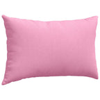 Cuscini da Divano 2 pcs Rosa 50 x 30 cm Tessuto
