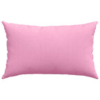Cuscini da Divano 2 pcs Rosa 50 x 30 cm Tessuto