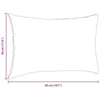 Cuscini da Divano 2 pcs Verde chiaro 50 x 30 cm