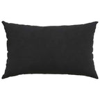 Cuscini da Divano 2 pcs Nero 50 x 30 cm Tessuto in Cords