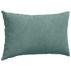 Cuscini da Divano 2 pcs Verde Mare 50 x 30 cm Tessuto in Cords