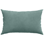 Cuscini da Divano 2 pcs Verde Mare 50 x 30 cm Tessuto in Cords