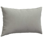 Cuscini da Divano 2 pcs Grigio chiaro 50 x 30 cm Tessuto