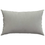 Cuscini da Divano 2 pcs Grigio chiaro 50 x 30 cm Tessuto