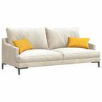 Cuscini da Divano 2 pcs Giallo Chiaro 50 x 30 cm