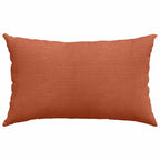 Cuscini da Divano 2 pcs Rosso Arancio 50 x 30 cm