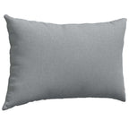 Cuscini da Divano 2 pcs Grigio chiaro 60 x 40 cm Tessuto
