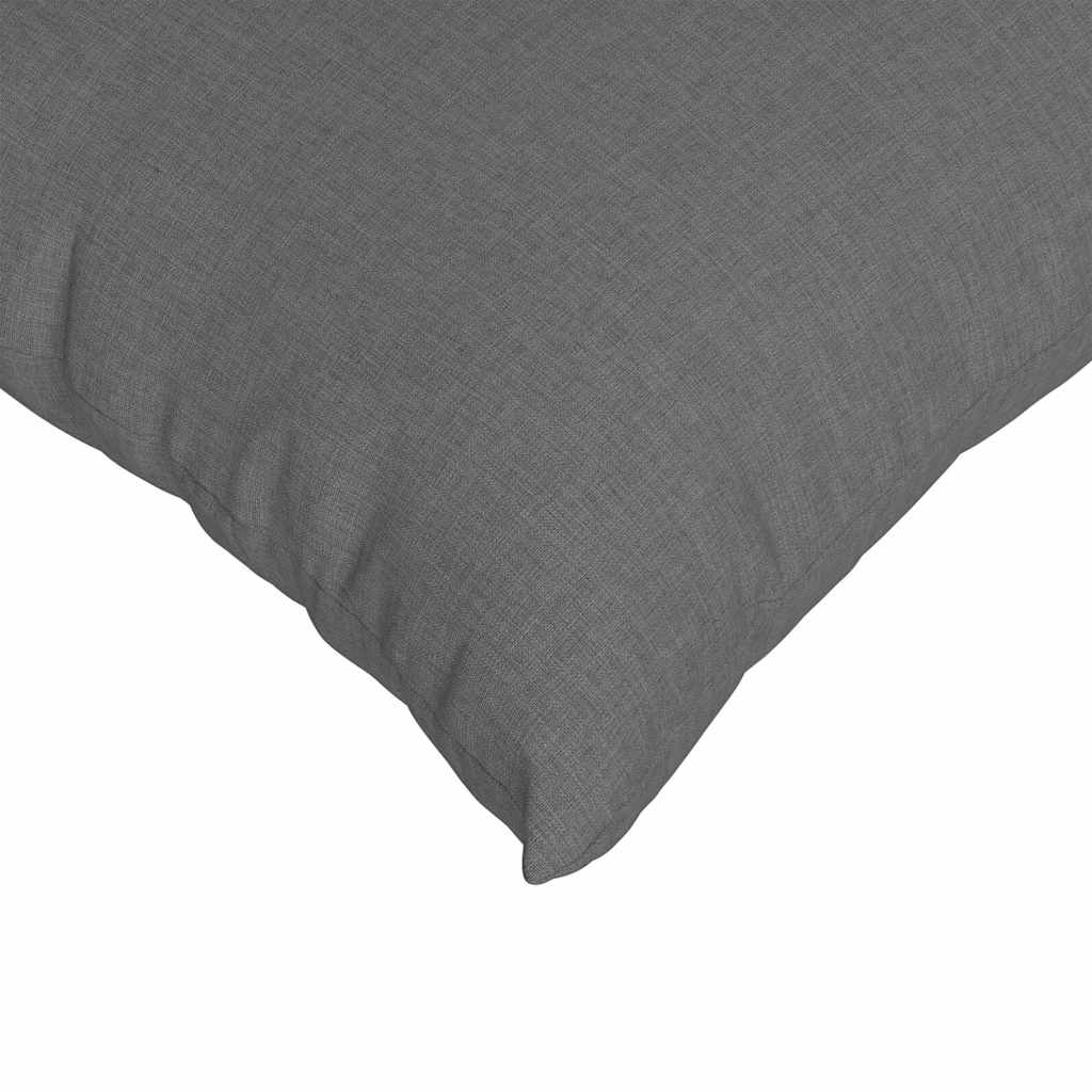 Cuscini da Divano 2 pcs Grigio scuro 60 x 40 cm Tessuto
