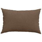 Cuscini da Divano 2 pcs Marrone 60 x 40 cm Tessuto