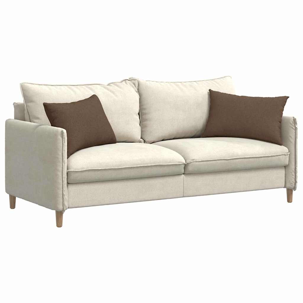 Cuscini da Divano 2 pcs Marrone 60 x 40 cm Tessuto
