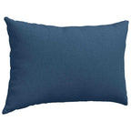Cuscini da Divano 2 pcs Blu 60 x 40 cm Tessuto