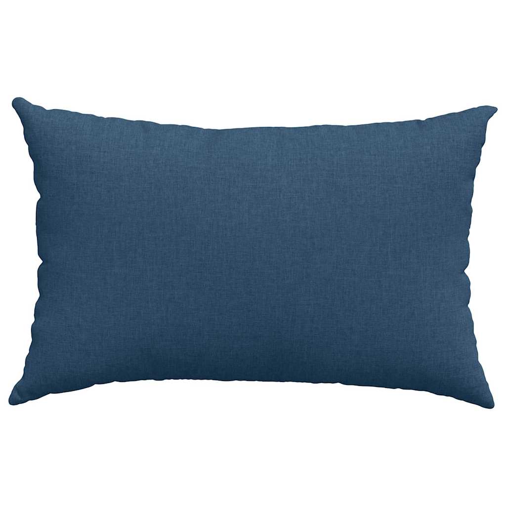 Cuscini da Divano 2 pcs Blu 60 x 40 cm Tessuto