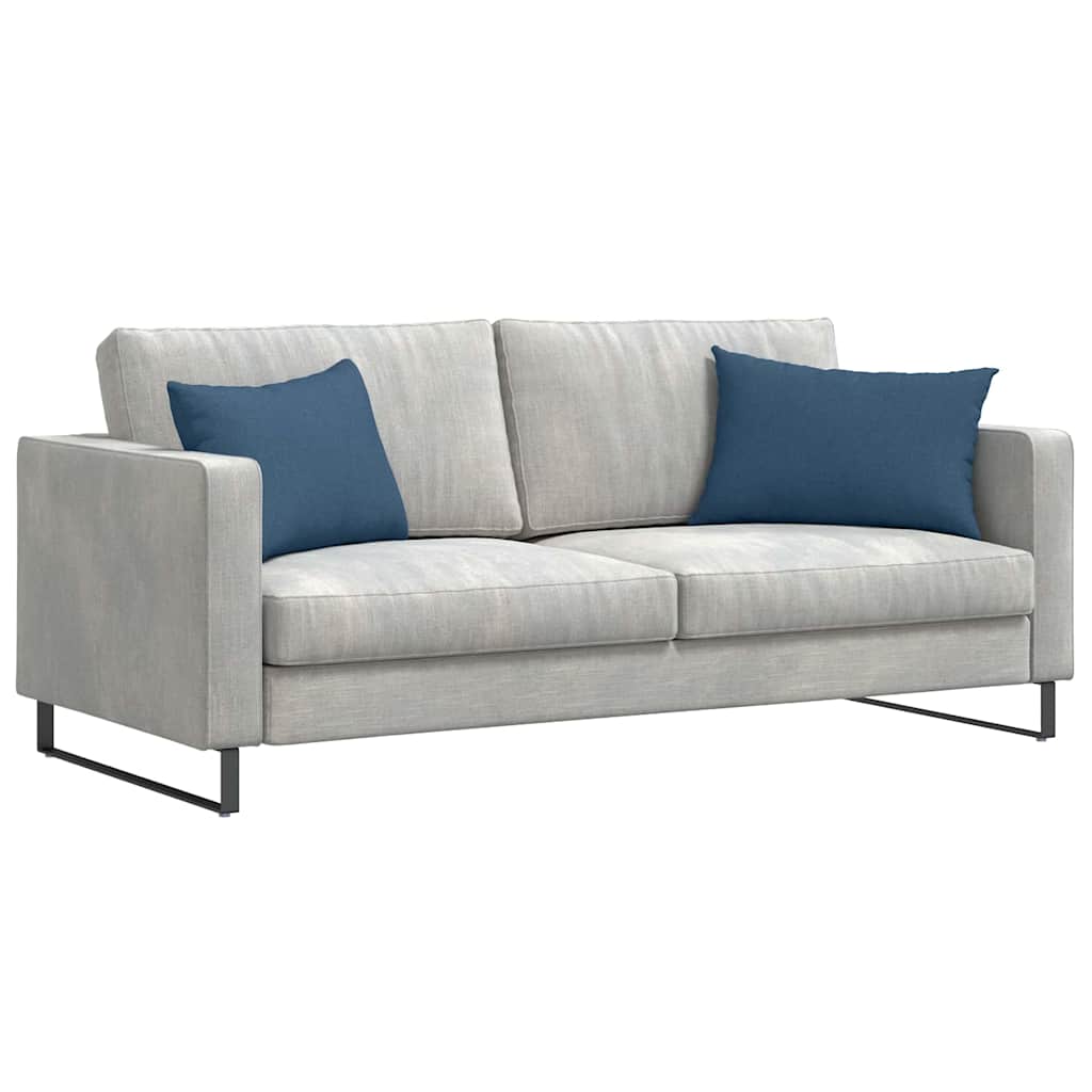 Cuscini da Divano 2 pcs Blu 60 x 40 cm Tessuto