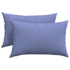 Cuscini da Divano 2 pcs Blu jeans 60 x 40 cm Tessuto