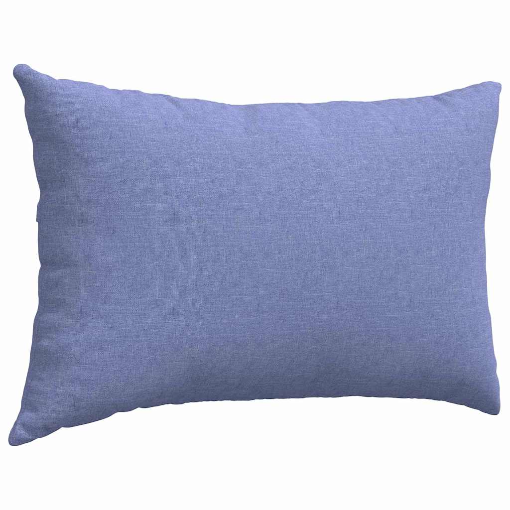 Cuscini da Divano 2 pcs Blu jeans 60 x 40 cm Tessuto