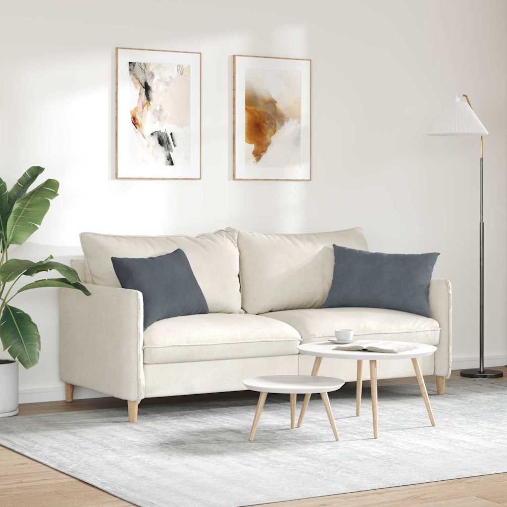 Cuscini da Divano 2 pcs Grigio scuro 60 x 40 cm