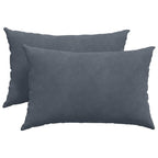 Cuscini da Divano 2 pcs Grigio scuro 60 x 40 cm