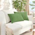 Cuscini da Divano 2 pcs Verde chiaro 60 x 40 cm