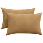 Cuscini da Divano 2 pcs Marrone 60 x 40 cm Tessuto in Cords
