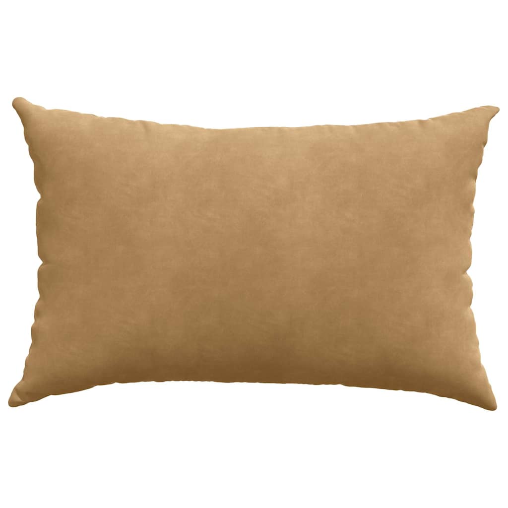 Cuscini da Divano 2 pcs Marrone 60 x 40 cm Tessuto in Cords
