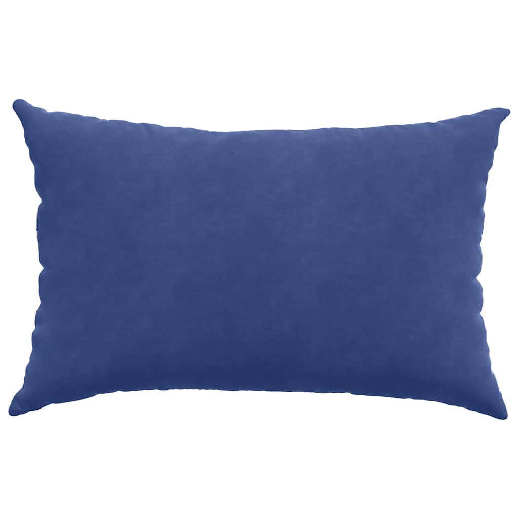 Cuscini da Divano 2 pcs Blu Polizia 60 x 40 cm Tessuto in Cords