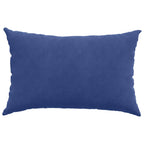 Cuscini da Divano 2 pcs Blu Polizia 60 x 40 cm Tessuto in Cords