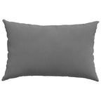 Cuscini da Divano 2 pcs Grigio scuro 60 x 40 cm Tessuto