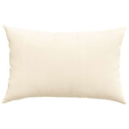 Cuscini da Divano 2 pcs Crema 60 x 40 cm Tessuto in Cords
