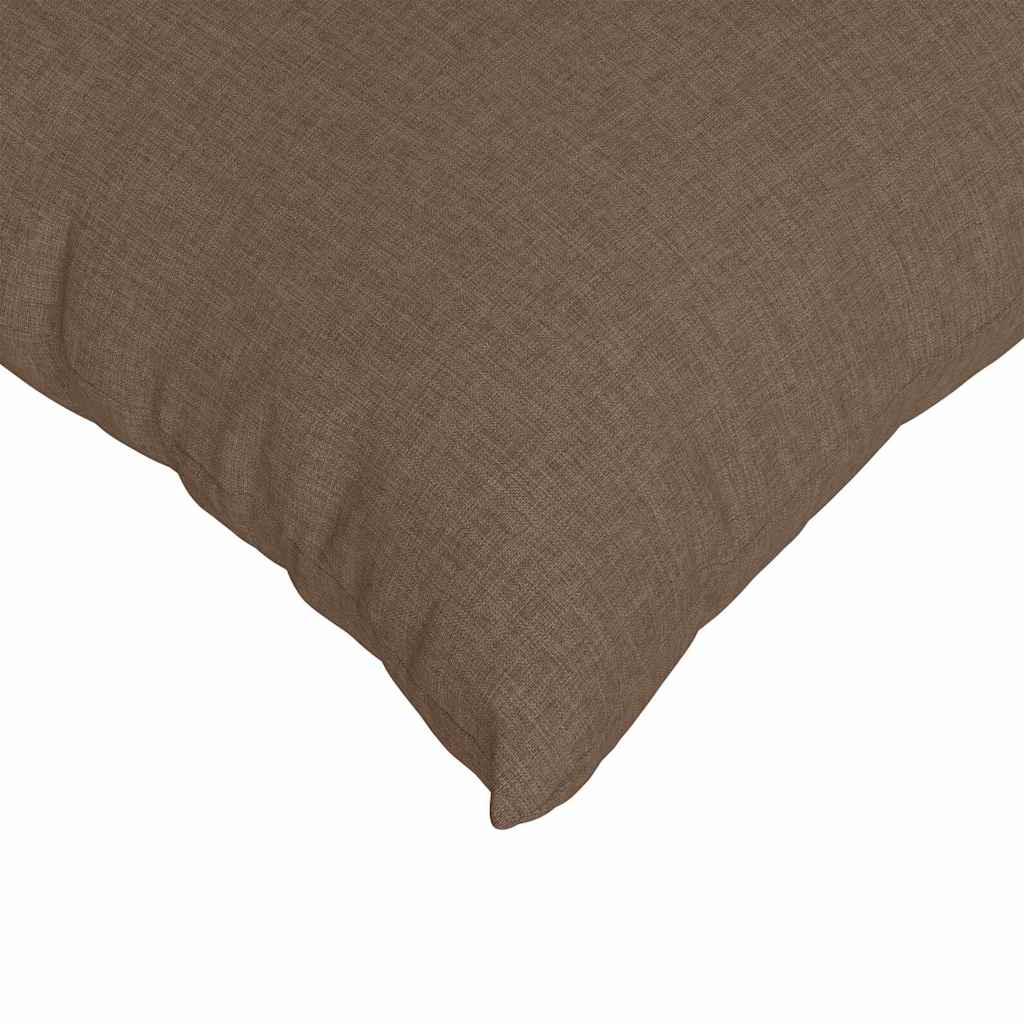 Cuscini da Divano 2 pcs Marrone 80 x 40 cm Tessuto