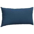 Cuscini da Divano 2 pcs Blu 80 x 40 cm Tessuto