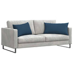 Cuscini da Divano 2 pcs Blu 80 x 40 cm Tessuto